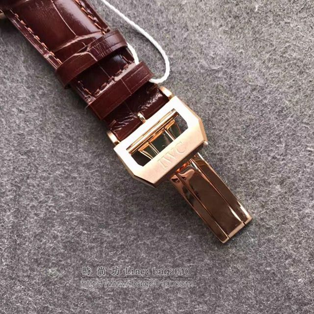 IWC手錶 複刻版萬國葡計 自動機械計時萬國男表 萬國高端男士腕表  hds1667